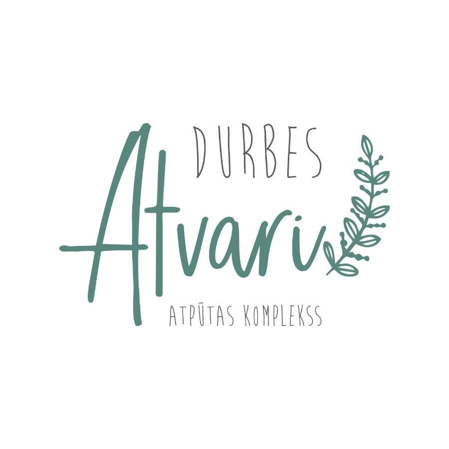 Durbes Atvari - Brivdienu Majas Ar Saunu Exterior foto